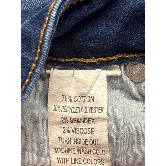 Indigo Rein Juniors Cuffed Denim Shorts Size 5 Dark Wash - Picture 4 of 4